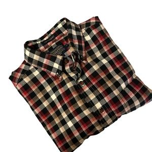 Pendleton Button Down Shirt Medium Canterbury Cloth Tartan Plaid